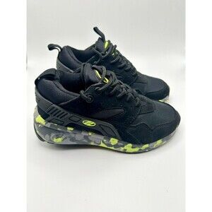 Heelys Kids Sneakers in Black and Neon Yellow